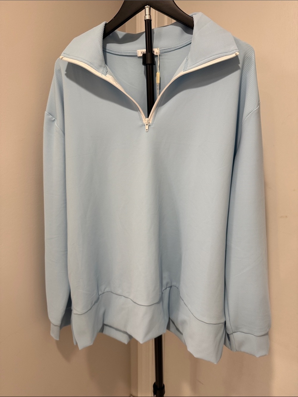 EKOUER Quarter Zip Pullover in Blue Size 2XL NWT
